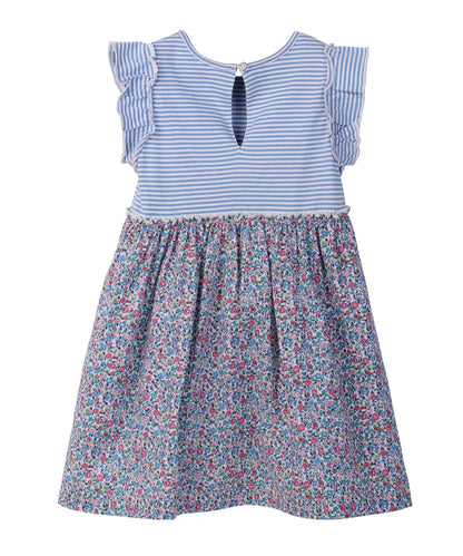 Beebay Mix-Media Ruffle Dress