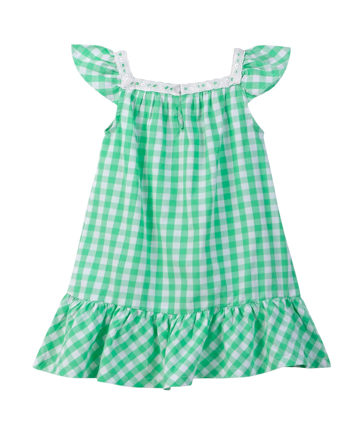 Beebay Y/d check lace detail dress