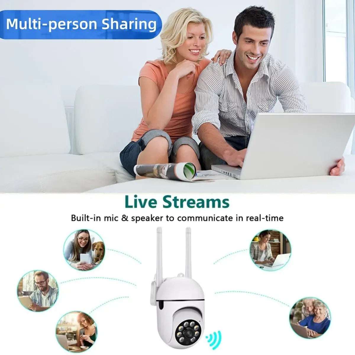 Full-Color Night Vision Home Camera