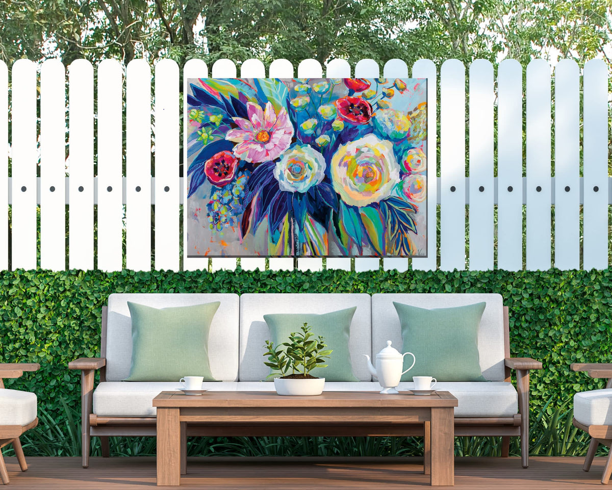 Floral Array  All Weather Outdoor Art
