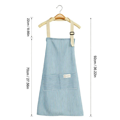 2-Pack Striped Cotton Linen Apron
