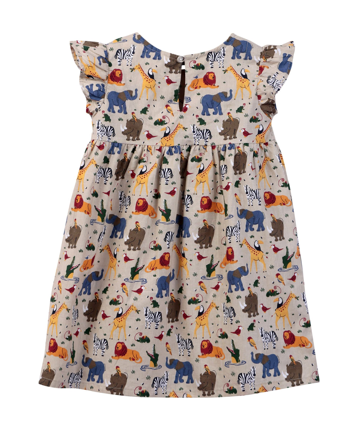 Beebay Animal Print Fit and Flare Dress