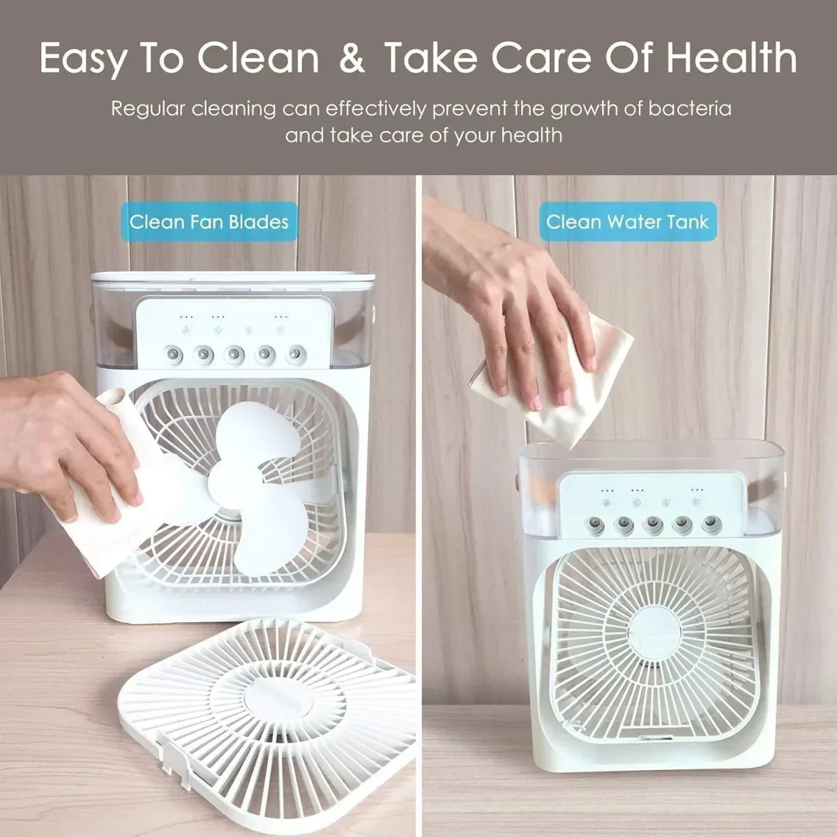 5-Hole Misting Circulator Fan