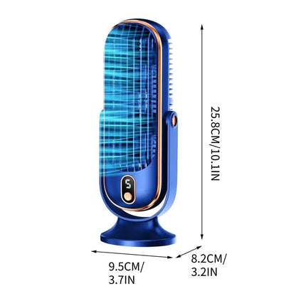 5-Speed Portable Tower Desk Fan