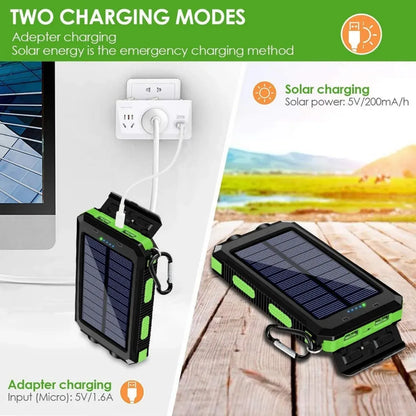 Dual-Charging Solar Power Bank