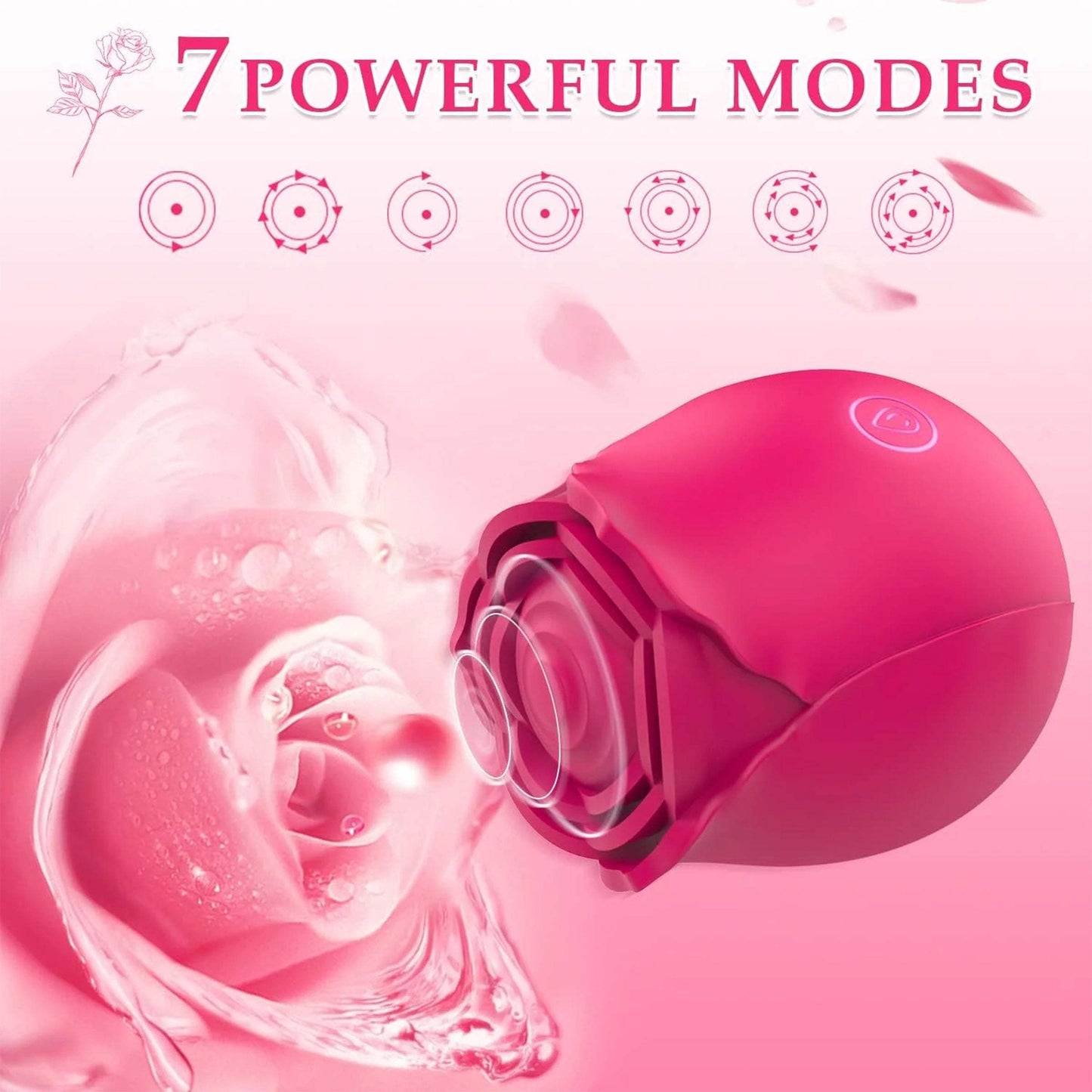 Blissed NYC Rose-Shaped Silicone Massager