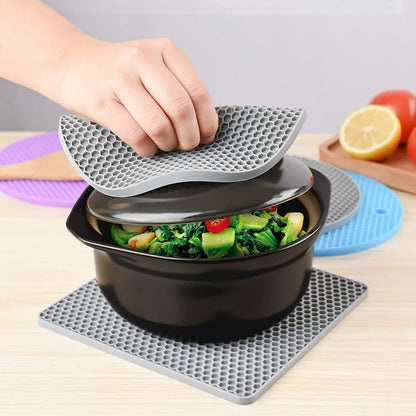 4-Pack Multi-Purpose Silicone Trivet Mats
