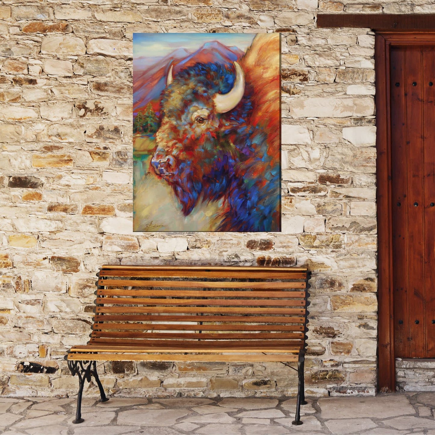 Bulls Eye All Weather Outdoor Art