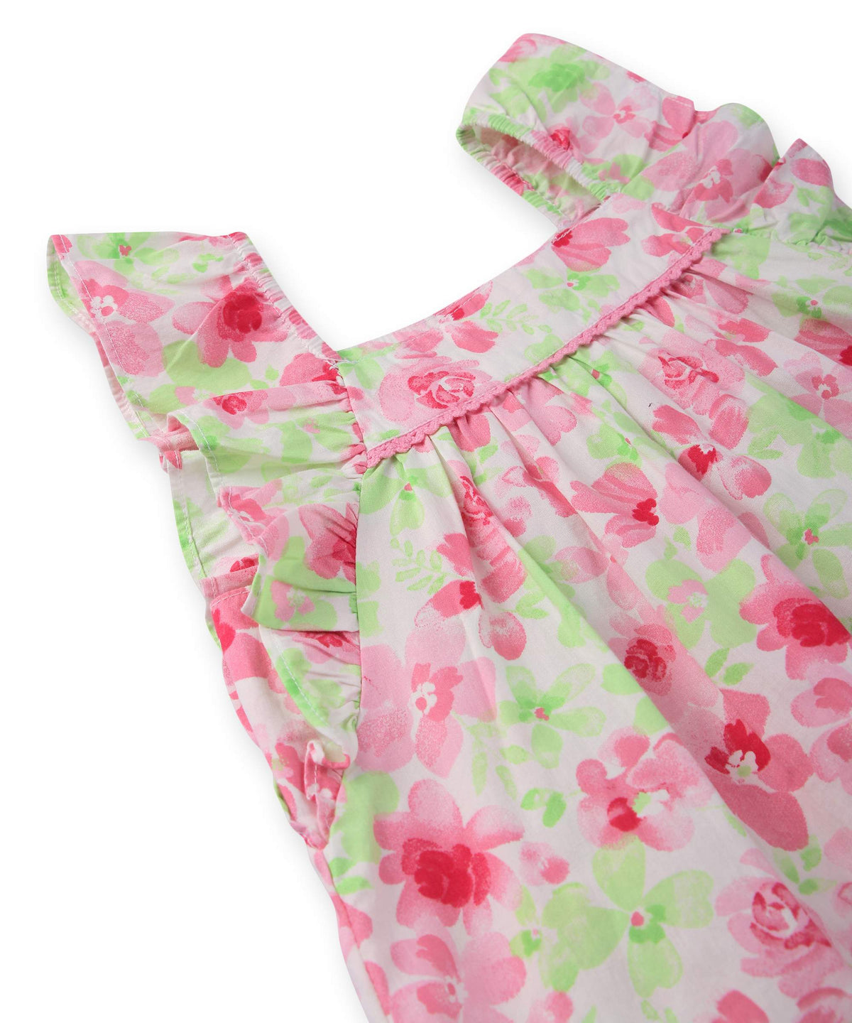 Beebay Floral print frill sleeve dress