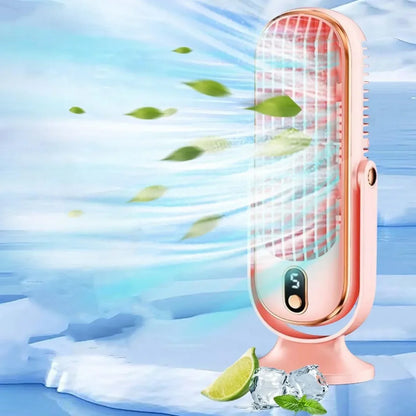 5-Speed Portable Tower Desk Fan