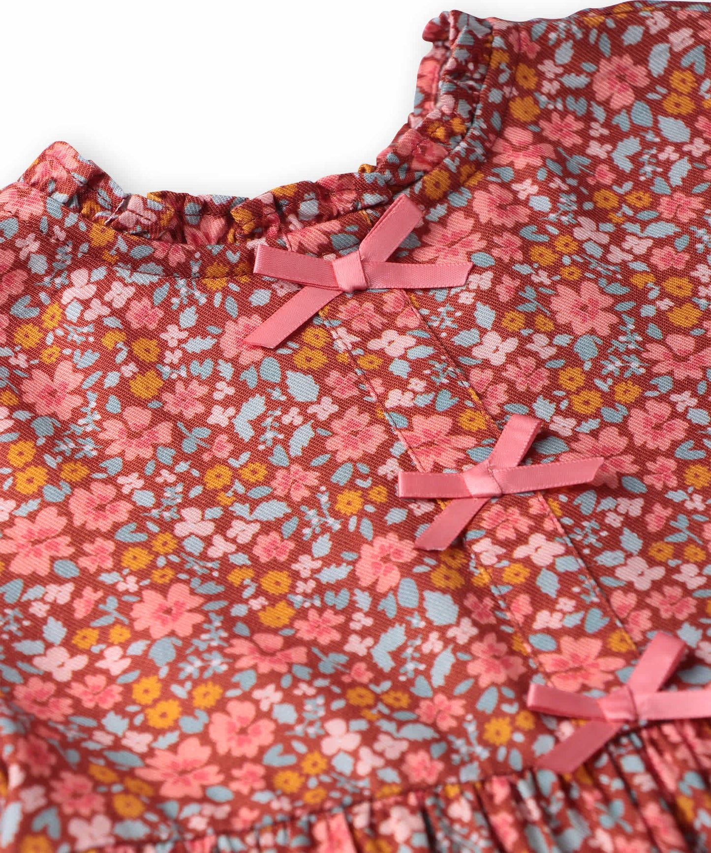 Beebay Bow detail fit and flare dress