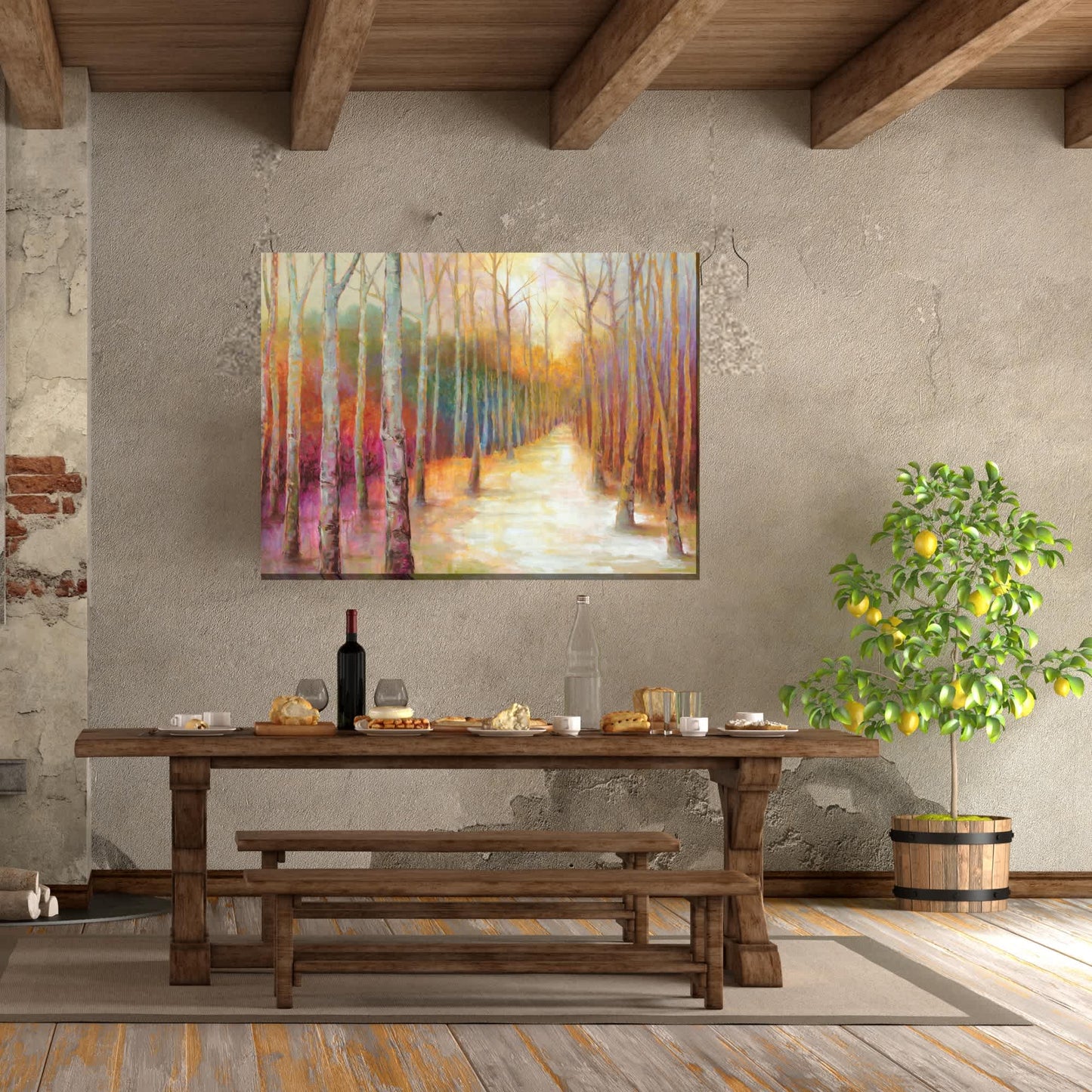 Dappled Forest All Weather Outdoor Art