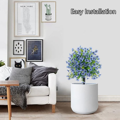 2-Pack Outdoor Artificial Flower Bush Stakes