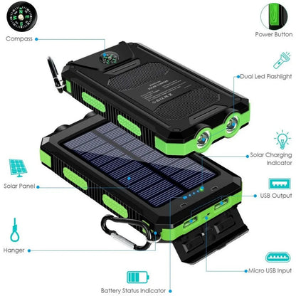 Dual-Charging Solar Power Bank