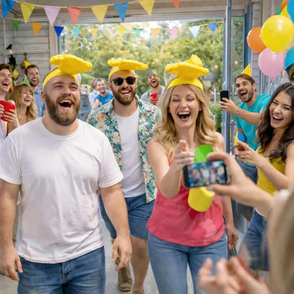 Funny Yellow Hand Headband