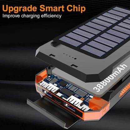 Dual-Charging Solar Power Bank