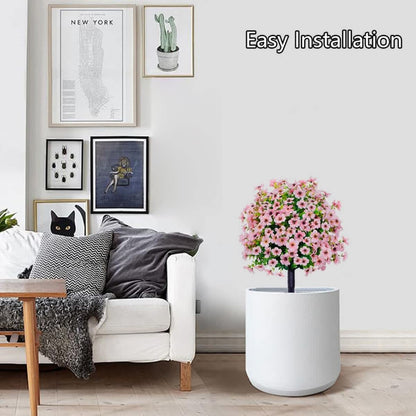 2-Pack Outdoor Artificial Flower Bush Stakes