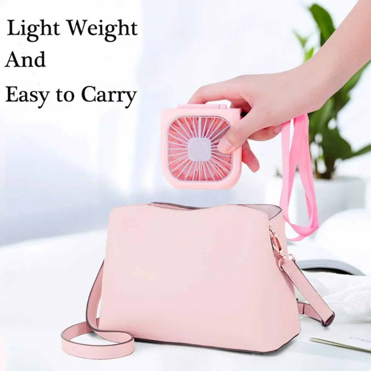 3-Speed USB Rechargeable Mini Fan