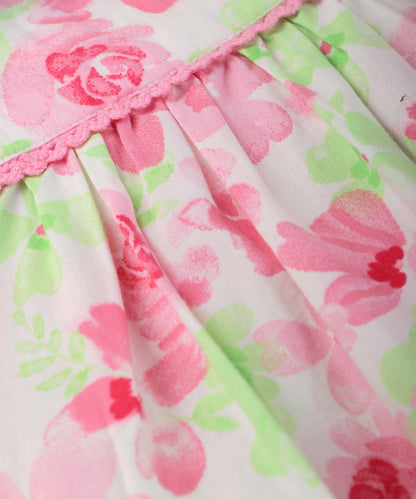 Beebay Floral print frill sleeve dress
