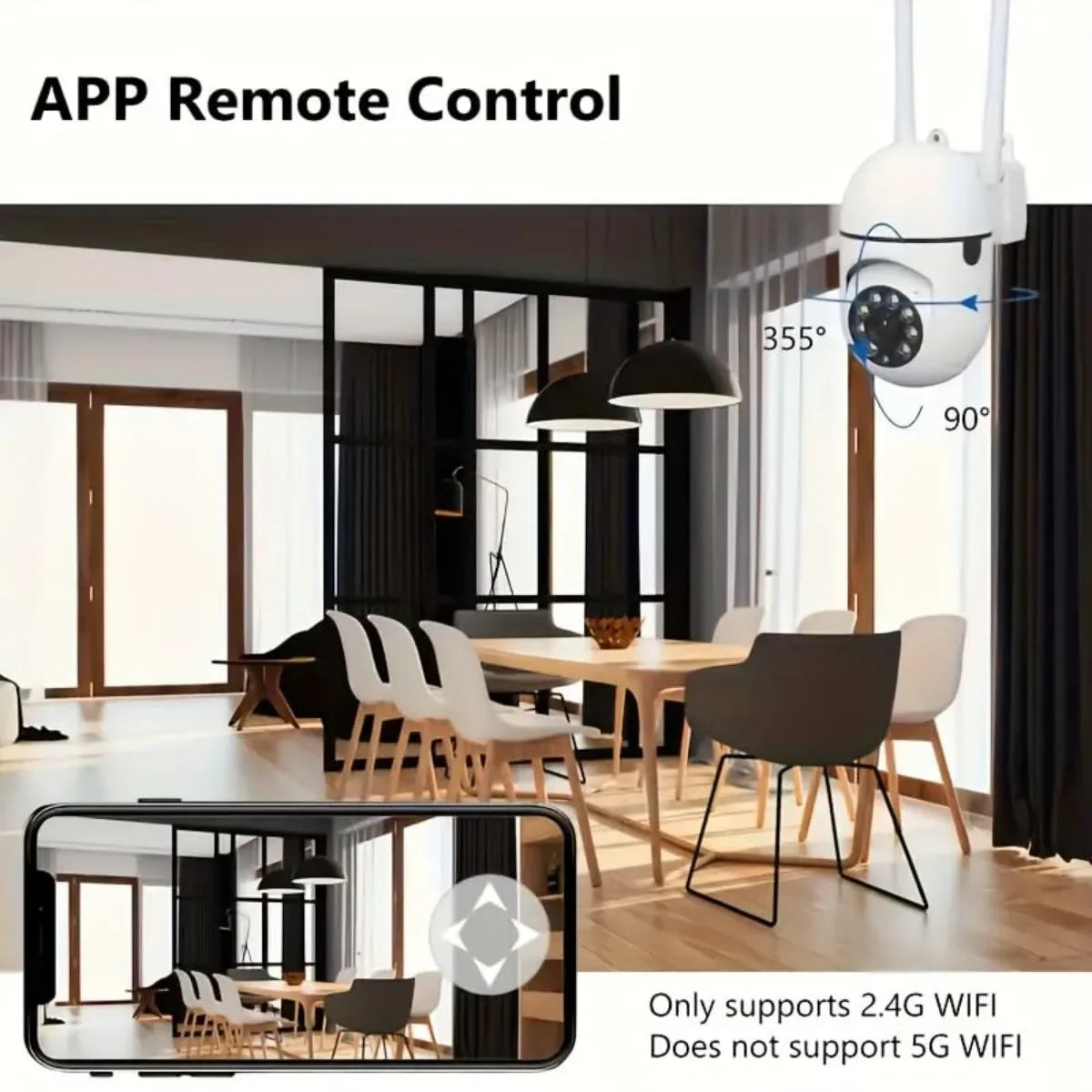 Full-Color Night Vision Home Camera