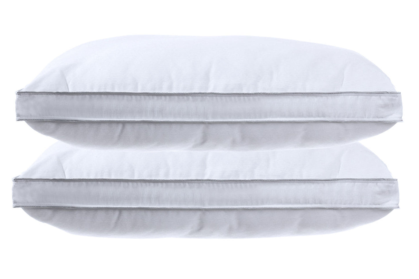 300 TC Cotton Gusseted Pillows – Supportive Down Alternative Bed Pillows
