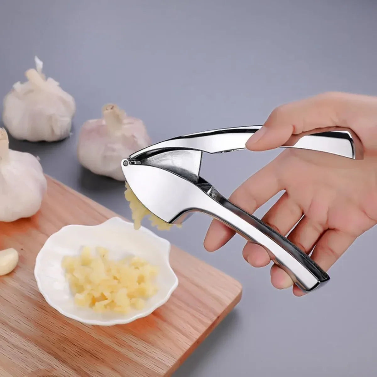 Ergonomic Garlic Press