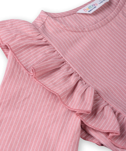 Beebay Button through striper dress