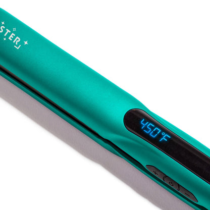 GLISTER - Interstellar 1.25” Digital Flat Iron Hair Straightener with Tourmaline Plates & Adjustable Temperature