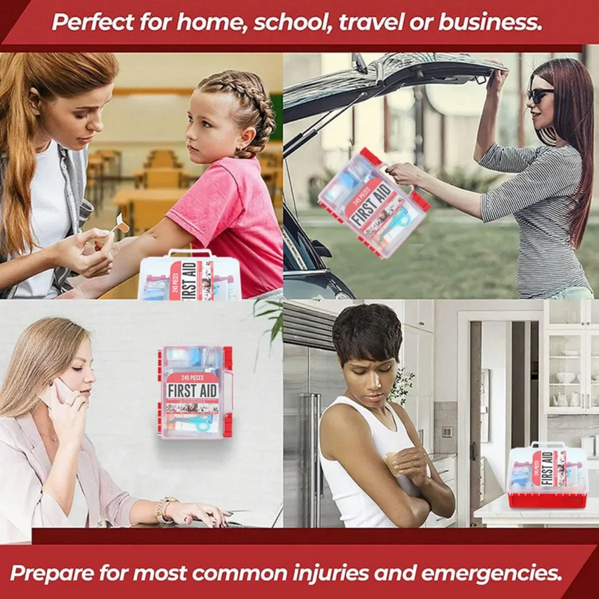 245-Piece Premium First Aid Kit