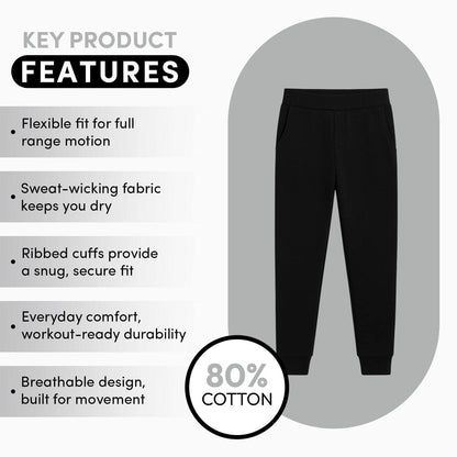 BenBen 4 Pack Kids Fleece Jogger Value Set