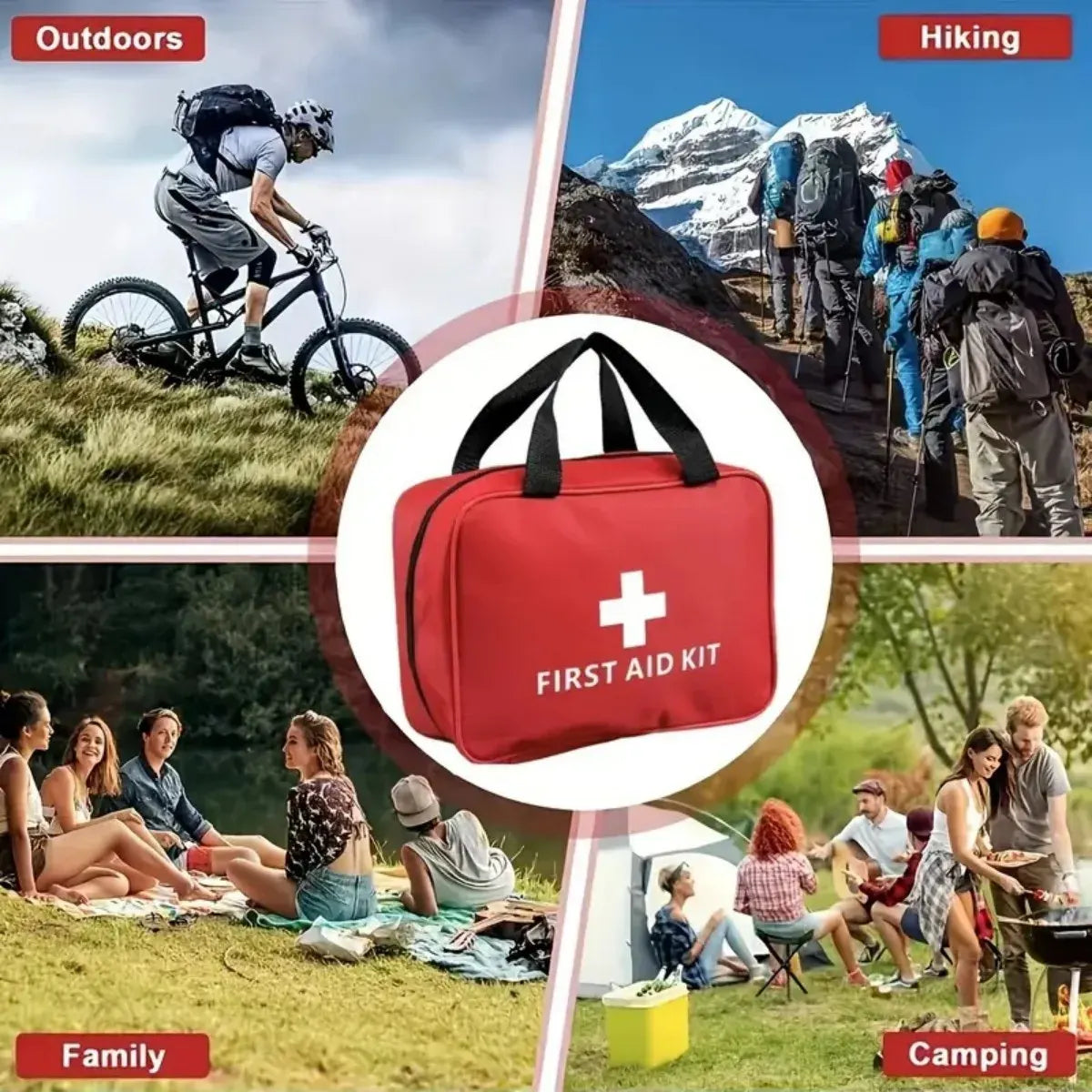 22 Types Comprehensive First Aid Kit