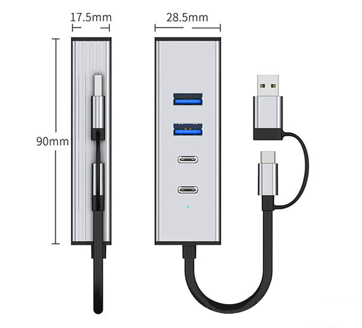ETHOS | 4N1 USB-C SuperSpeed+ Hub