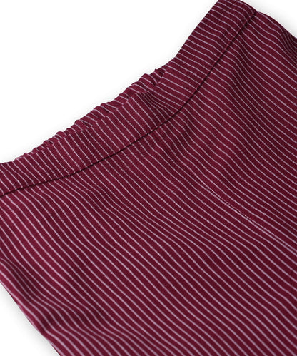 Beebay Pinstriped peplum co-ord set