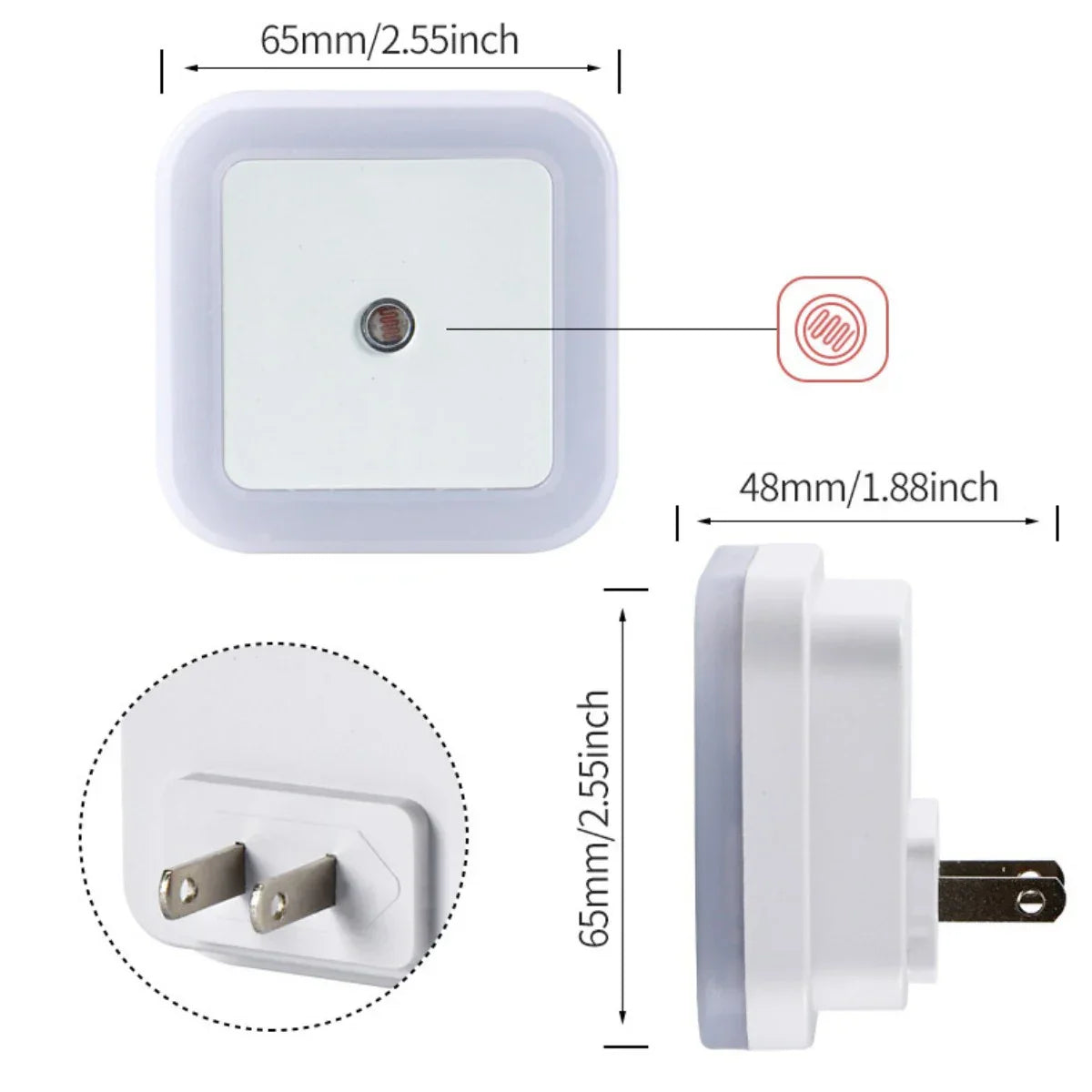 4-Pack Plug-in LED Night Lights