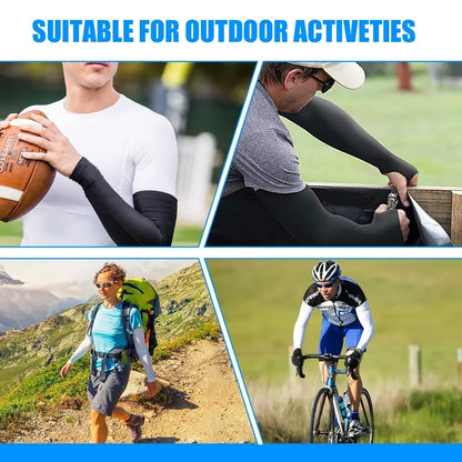 3 Pairs UV Protection Cooling Arm Sleeves
