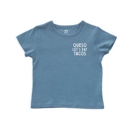 Frankie Jean Queso Let's Eat Tacos Kids Tee