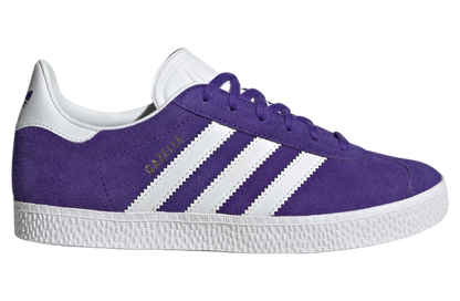 adidas Grade School Gazelle 'Energy Ink Cloud White Gold Metallic Gs' Sneakers