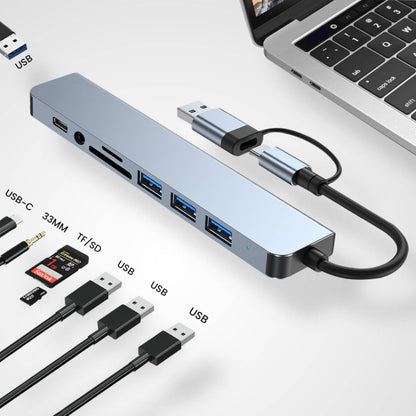 Ethos 8-in-1 USB C Hub New Type-C Adapter