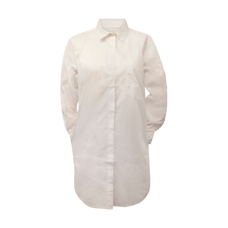 Fynch Hatton Women's Cotton Stretch Shirt Blouse White