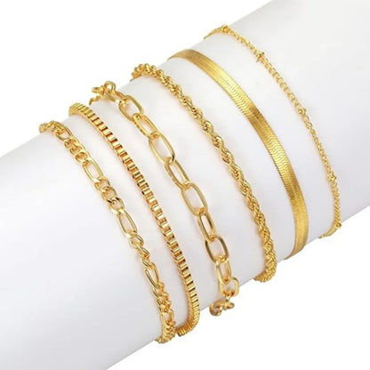 108 Pcs Gold Jewelry Set Necklaces Bracelets Earrings