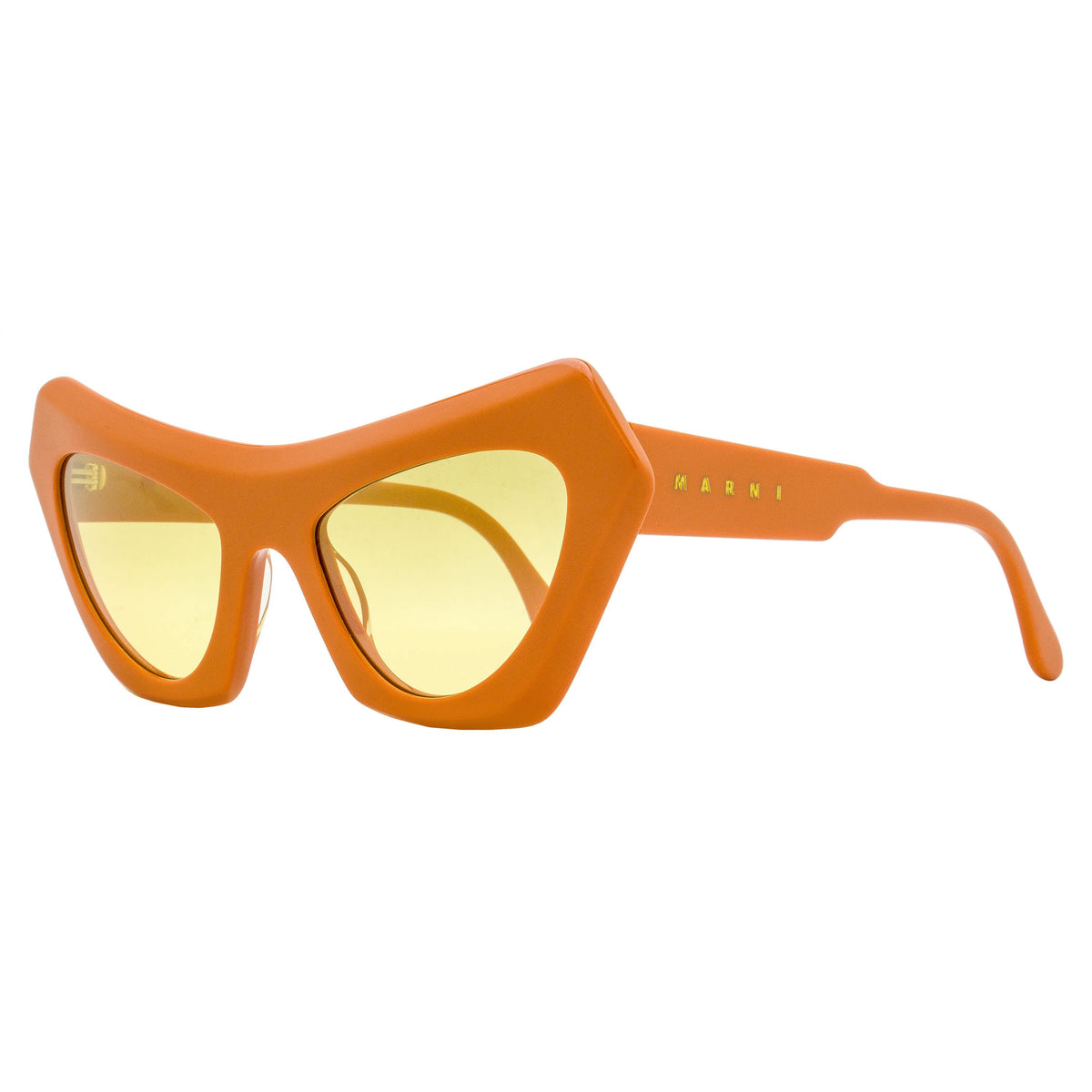 Marni Cat Eye Sunglasses Devil's Pool 7AF Orange 56mm