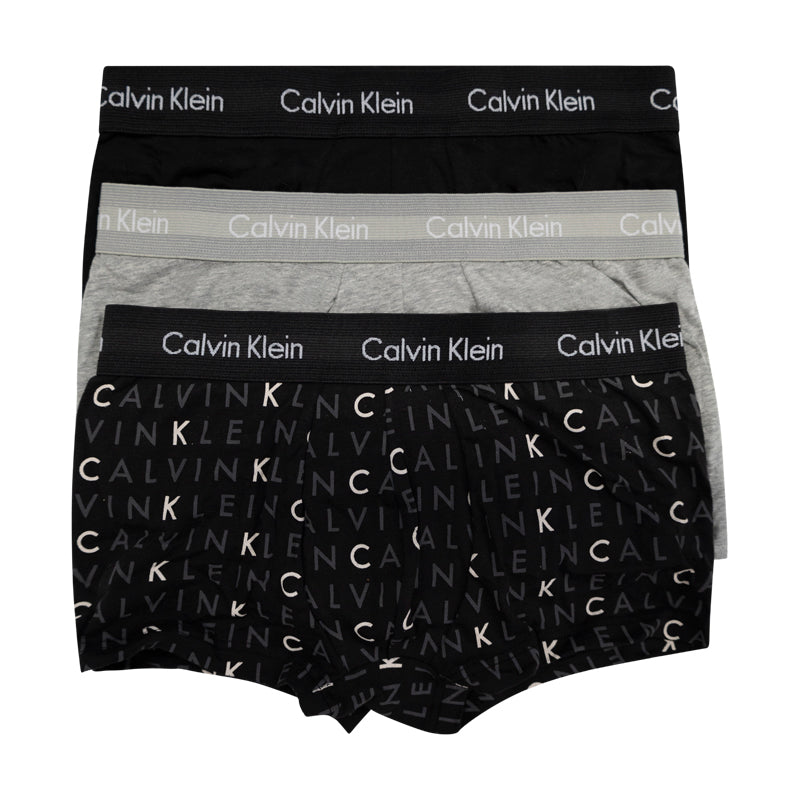 Calvin Klein Cotton Stretch Low Rise Trunks Multipack 3 Pack Men's