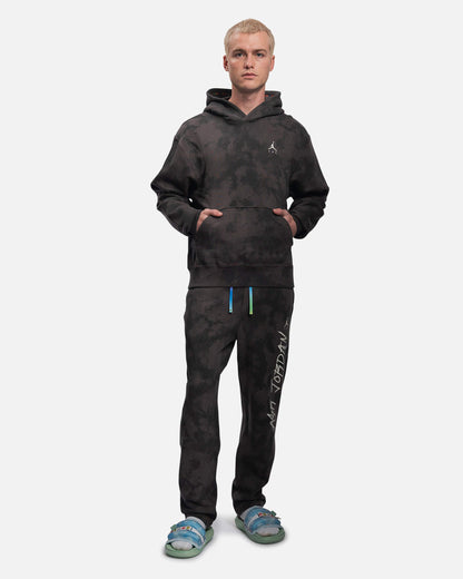 Air Jordan Men's X J Balvin Fleece Hoodie 'Flat Pewter' Sweaters