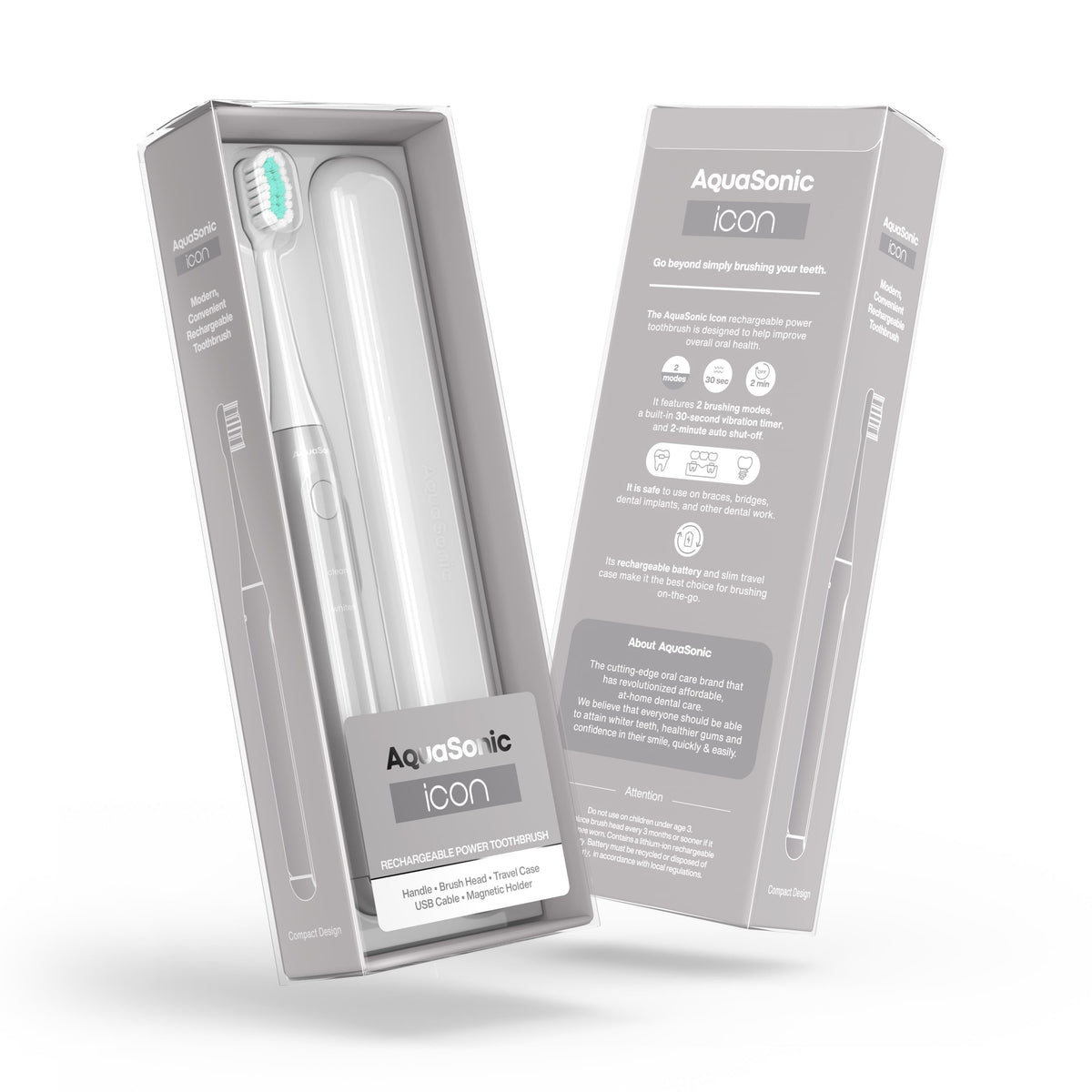 Aquasonic Icon Rechargeable Power Toothbrush