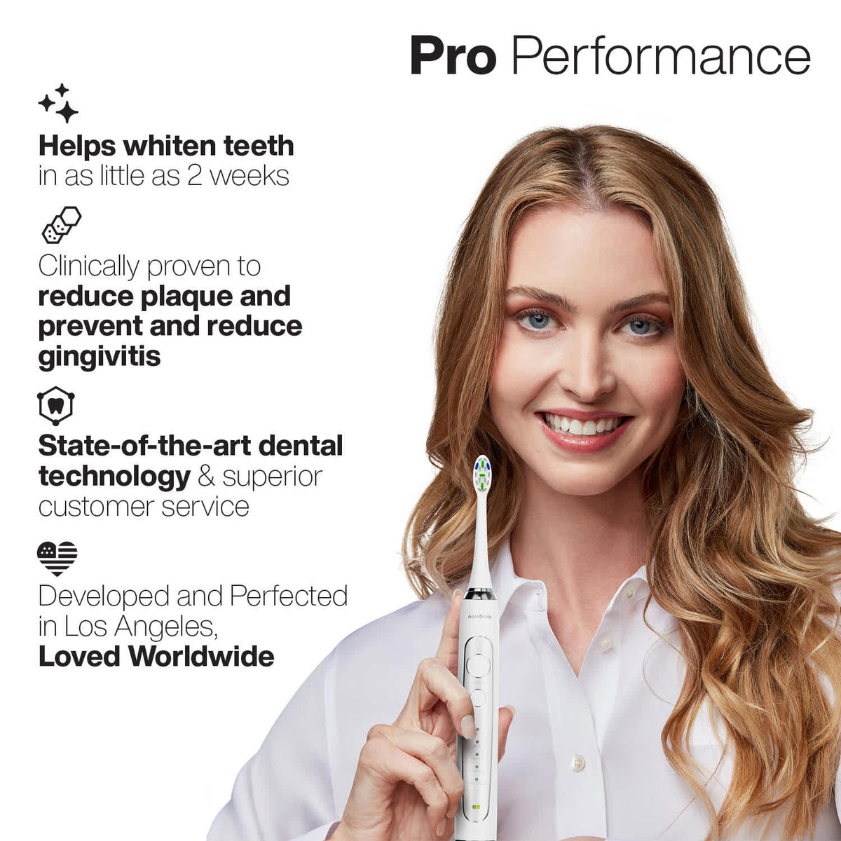 AquaSonic Duo Series PRO – Ultra-Whitening Electric Toothbrush Set