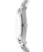 Dkny Women Watch, Silver Color Case, Silver Dial, Stainless Steel Metal Bracelet, 3 Hands, 5 Atm