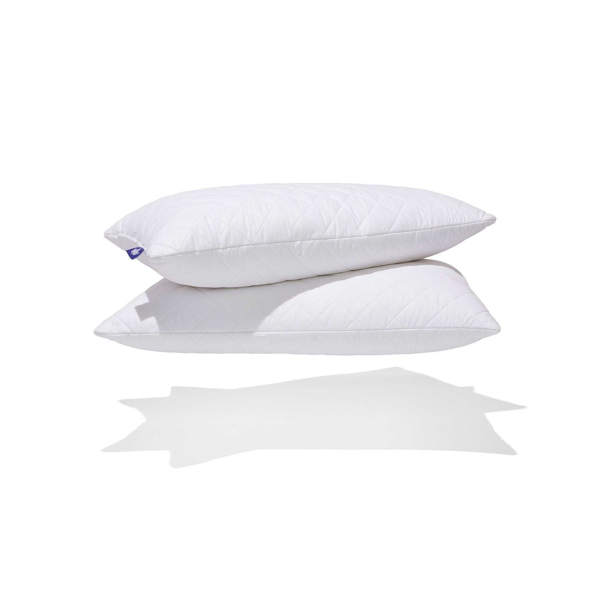 Canadian Down & Feather Company Quilted White Goose Feather Pillow, Soft Support 2 Pack