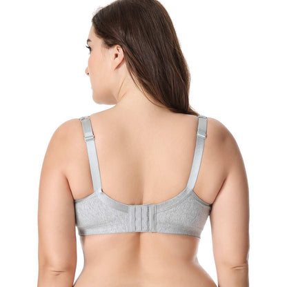 Comfort Cotton Wireless Full Coverage Lace Bra