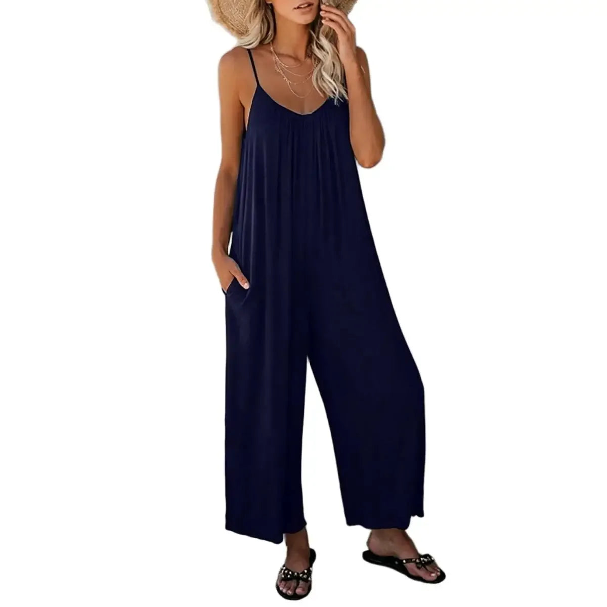 Casual Sleeveless Jumpsuit