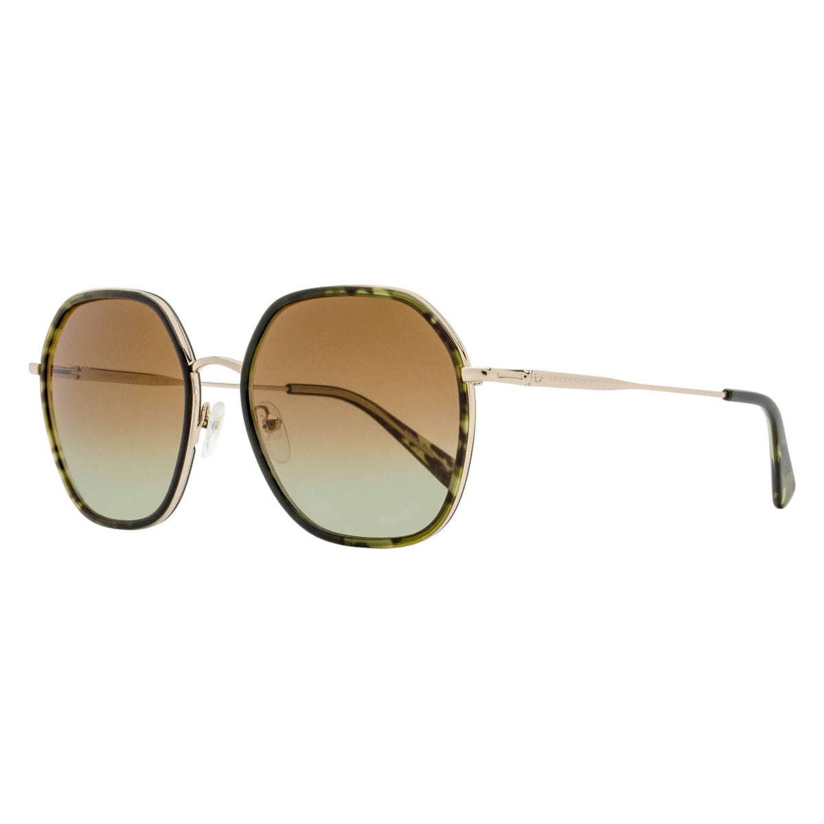 Longchamp Geometric Rimmed Sunglasses LO163S 743 Gold/Vintage Havana 58mm